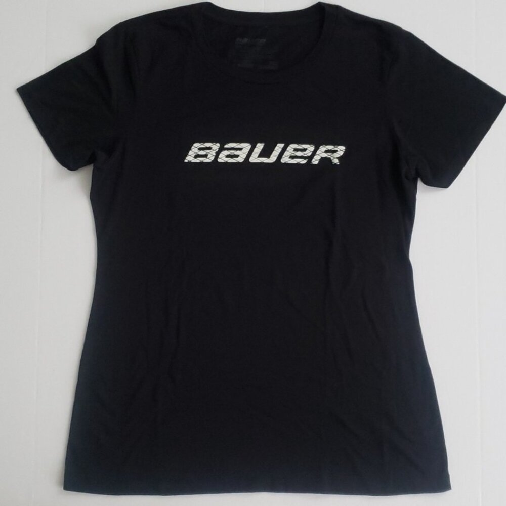 BAUER GRAPHIC SHORT SLEEVE CREW TEE SHIRT - WOMENS L